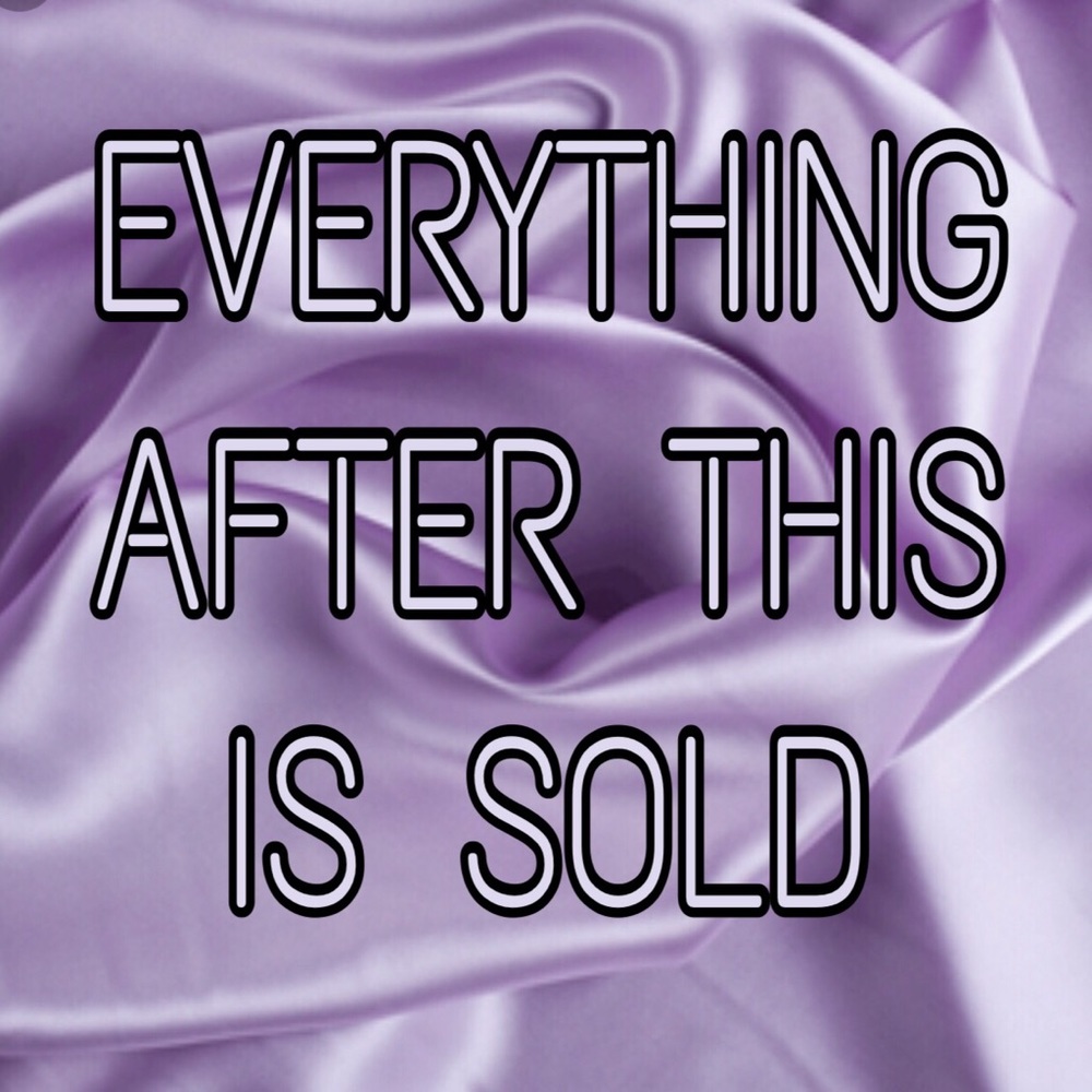ALL SOLD👉🏼